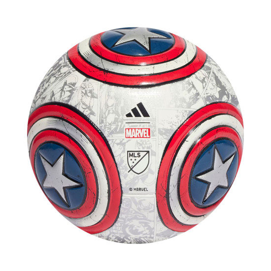 Adidas Μπάλα ποδοσφαίρου Marvel MLS Captain America Mini Ball Adidas Μπάλα ποδοσφαίρου Marvel MLS Captain America Mini Ball